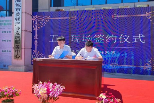 思特奇与海鸣矿业现场签约