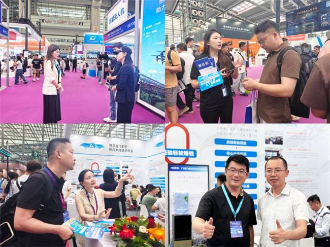 能飞受邀参展深圳2025世界无人机大会,聚焦低空经济,现场火爆 图2