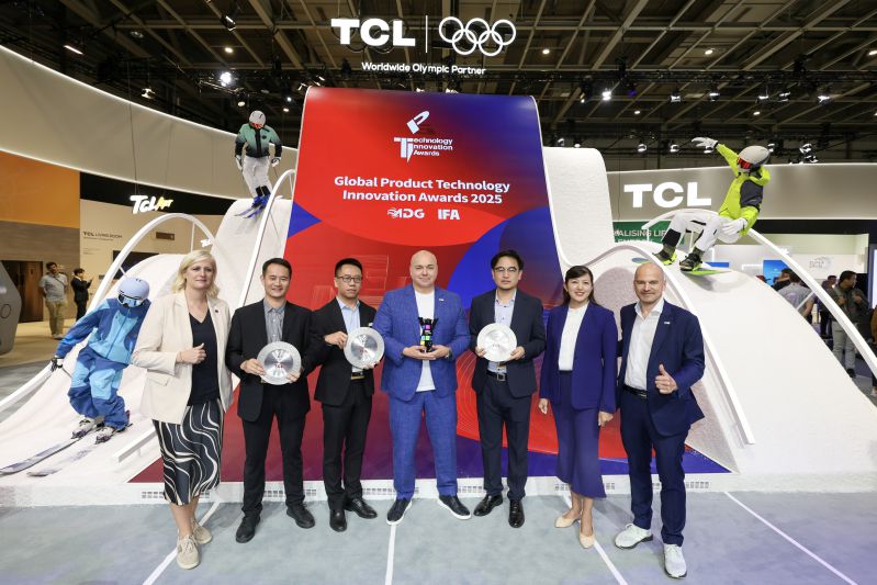 “奥运级”科技实力获全球认证！TCL实业荣获三项IFA 2025大奖