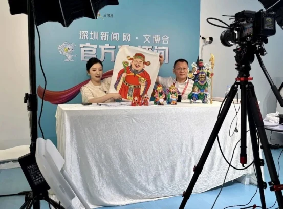 守正创新传文脉 百年传承的汉吉福年画亮相深圳文博会 图4