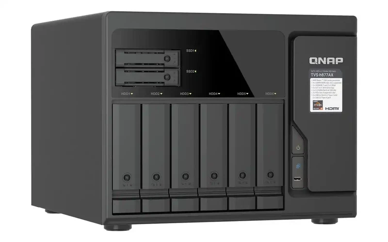 威联通发布TVS-hx77AX系列NAS：全系搭载AMD锐龙5 PRO 7645与ZFS文件系统 图2