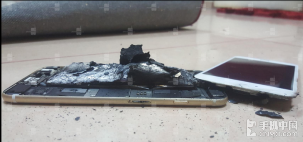 iPhone 6s继承衣钵:充电时居然爆炸了